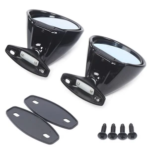2 Pcs Universal Classic Car Door Side Mirror Rear View Mirror Plane Mirror Set - Picture 1 of 6