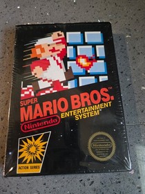 Super Mario Bros NES Factory CIB Mint Authentic Nintendo 