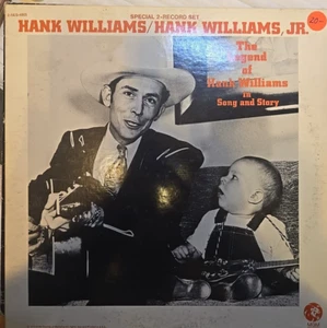 “The Legend Of Hank Williams In Song And Story” (2)Vinyls Good/fair LP Record - Picture 1 of 10