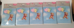 NOS Baby Announcement Invitations 40 Count Teddy Bears 5 Pack American Greetings - Picture 1 of 14