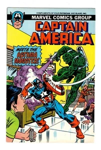 CAPTAIN AMERICA MEETS THE ASTHMA MONSTER 2, (VF+) PROMO PHYSICIANS AND GLAXO* * - Picture 1 of 2