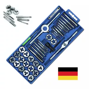 Profi Gewindeschneider Satz M3-M12 Fein Gewinde Schneider Bohrer Werkzeug 40-tlg - Bild 1 von 8