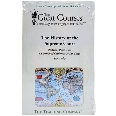 The Great Courses: The History of the Supreme Court COMPLETE Parts 1-3 1 2 3 NEW - Image 1 of 3