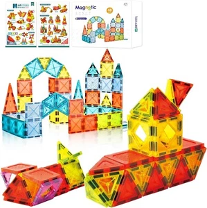 Azulejos Magnéticos Niños Juguetes Bloques de Construcción Set 3D STEM Educativos Regalos de Cumpleaños - Imagen 1 de 7