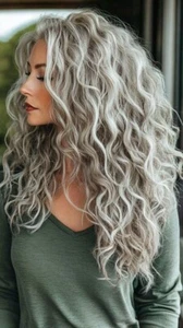 18" Ash Blonde with Dark Blonde Highlight Water Wave Human Hair Lace Front Wigs - Picture 1 of 3