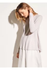 W139 MAGLIONE DONNA NUOVO CON ETICHETTE VINCE DIRECTIONAL COSB 100% CASHMERE TAGLIA XS $345 - Foto 1 di 5