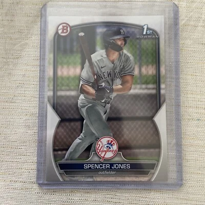 2023 Bowman Spencer Jones 1st Bowman Paper New York Yankees Prospect #BP-139 - Image 1 of 2