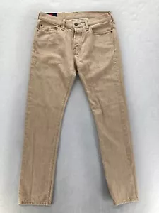 Abercrombie & Fitch Performance Selvedge Straight Jeans 32x32 Brown Button Fly - Picture 1 of 14