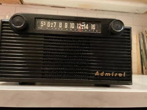 Radio tubo AM baquelita vintage ADMIRAL súper aeroscopio 69C172-1 FUNCIONA - Imagen 1 de 13