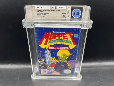 Muppet Adventure Chaos at the Carnival Nintendo NES WATA 8.5 A+ FACTORY SEALED - Image 1 of 4