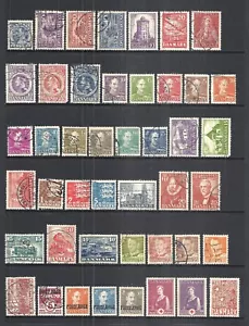 DÄNEMARK VERSCHIEDENE POSTFRISCHE FALZLOSE & GEST. AUSGABEN 1941 - 1950 - Bild 1 von 2