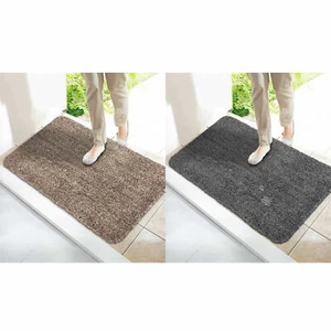 SUPER ABSORBENT MAGIC DOOR MAT CLEAN STEP WASHABLE INDOOR OUTDOOR ANTI SLIP MAT - Picture 1 of 7