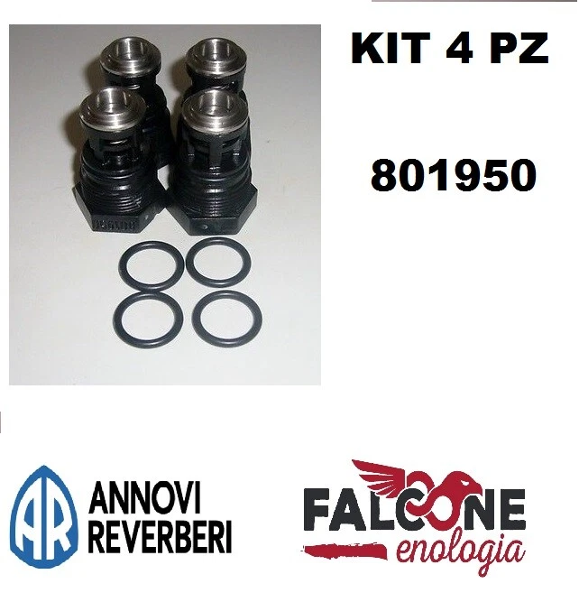 KIT VALVOLE POMPE IRRIGAZIONE IRRORAZIONE AR 202 AR 252 ANNOVI REVERBERI 2408