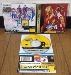 Sega Saturn * STREET FIGHTER ZERO * Japan  SPINE  NEAR MINT VG - Picture 1 of 1