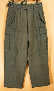 Vintage 1960 's Schilling OHG German Army Pants Men’s Military Wool size 30x27 - Picture 1 of 3