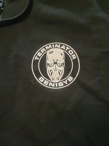 RARE Promo Black Hoodie Jacket TERMINATOR GENISYS MACHINE MADE Size Large - Picture 1 of 9