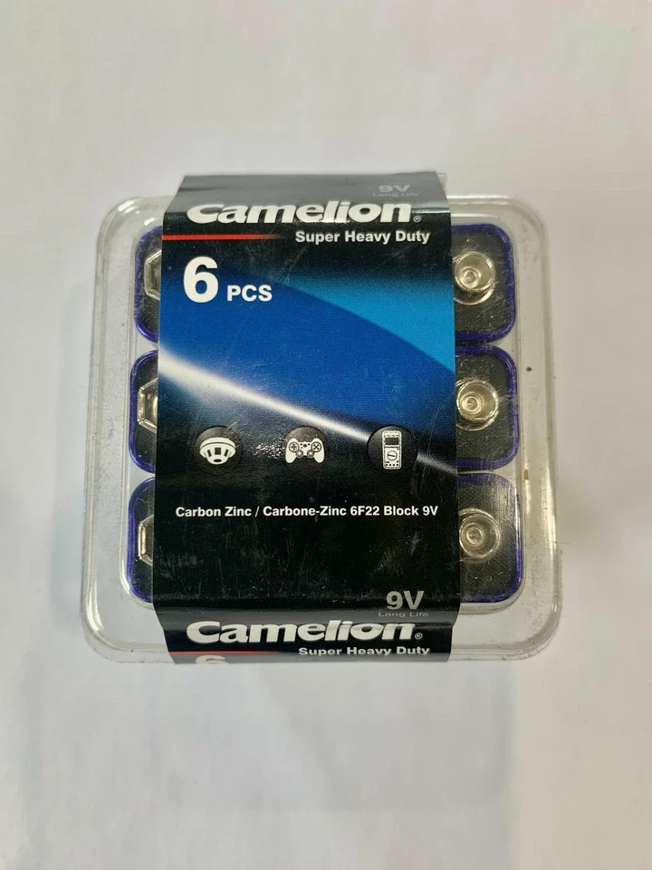 PACK 6-9 Voltios Camelion Ultra Pro Pilas Alcalinas 9V NUEVO EN PAQUETE-CADUCA EL 23/10 Foto 1 de 1