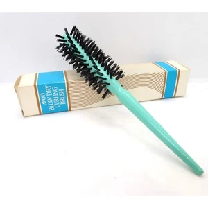 Avon Hair Care Blow Dry Curling Brush Turquoise NOS - Picture 1 of 2