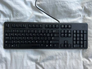 used DELL KB212-B Wired Keyboard not rgb gaming Computer Laptop - Picture 1 of 4