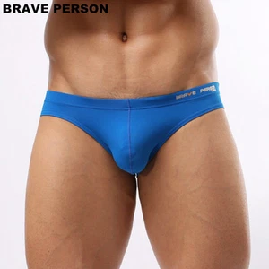 Nuevo Hombre Hombres Sexy Ropa Interior Calzoncillos Persona Valiente Nylon Traje de Baño Bikini S M L XL - Imagen 1 de 21