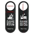 Do Not Disturb Signs-Door Knobs Hanger Pendant-Cleaning Label Make Up Room