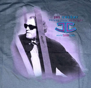 Joe Cocker 1993  Across From Midnight Tour Concert T-shirt XL Never Worn - Picture 1 of 2