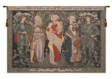 Women's Worth Decorative  Medieval Decor Belgian Bohemian Tapestry Wall Hanging