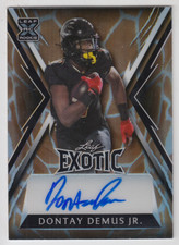 2023 LEAF EXOTIC DONTRAY DEMUS JR RC /5 AUTO PRISMATIC GIRAFFE AUTOGRAPH #BA-DDJ