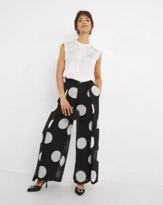 Joanna Hope Wide Leg Spot Trouser UK12 - Picture 1 of 4