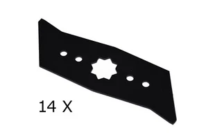 14 X Vertikutierer Messer für Wolf Garten UV 32 B, UV 30 EL, UV 28 EV - HQ Stahl - Bild 1 von 3