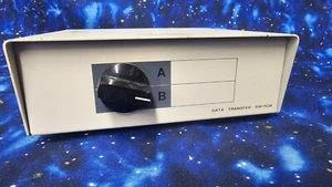 Vintage Computer Parallel Port Disc Drive Data Transfer Switch A/B - Picture 1 of 3
