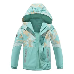 MGEOY Boys Girls Rain Jackets Lightweight Waterproof Hooded Raincoats Windbre... - Picture 1 of 8