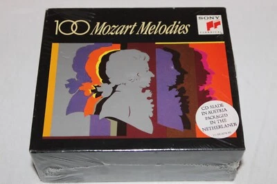 100 Mozart Melodies 5 CD Set 1990 Sony Classical ~ NEW ~ FACTORY SEALED - Image 1 of 4