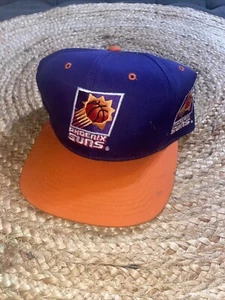 Vintage Phoenix Suns NBA Snap Back The G-Cap Hat 90's Purple - Picture 1 of 9