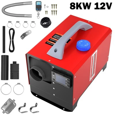 Calefacción auxiliar diésel 12V 8KW LCD calefacción de aire calefacción diésel calefacción de aire autocaravana - Imagen 1 de 4