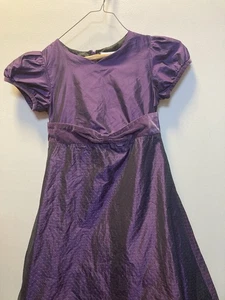 Vestido Hannah Anderson Niñas Talla 110 Vacaciones Formal Púrpura Mangas Abullonadas ¡EXCELENTE ESTADO USADO!! - Imagen 1 de 15