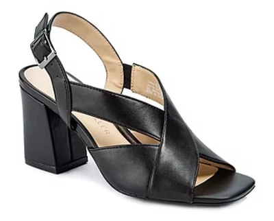 Andrew Geller Womens Carey Heeled Ankle Strap Sandals Women's Size 9M New - Image 1 of 4