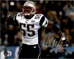 WILLIE MCGINEST SIGNED 8X10 PHOTO BECKETT BAS COA NEW ENGLAND PATRIOTS 7 - Picture 1 of 1