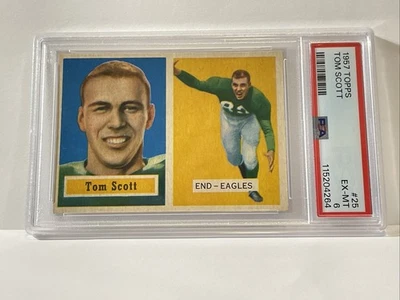 1957 Topps Tom Scott #25 EX-MT PSA 6 - Image 1 of 3