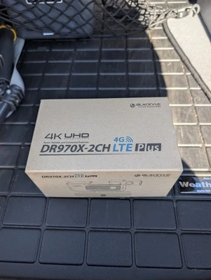 Cámara de tablero Open Box BlackVue DR970X-2CH LTE Plus 4K | LTE integrado Wi-Fi Cloud GPS Foto 1 de 4