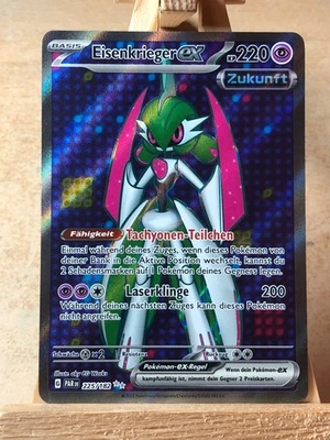 Pokemon Eisenkrieger ex 225/182 Paradoxrift Ultra Rare Deutsch NM - Bild 1 von 2