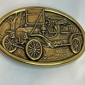 Hebilla de cinturón de latón para coche antiguo vintage Avon. "3,5"" X 2,5""" - Imagen 1 de 5