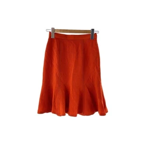 Christian Dior Orange Wolle Meerjungfrau Rock Größe M 7010NE91 Made in Japan - Bild 1 von 6