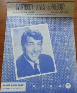 "Jeder liebt jemanden." Irving Taylor & Ken Lane. Dean Martin bespielt. 1948 - Bild 1 von 3