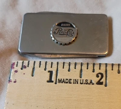 Cuchillo de bolsillo vintage Imperial Knife Co Pepsi Cola tapa de botella clip para dinero hecho en EE. UU. Foto 1 de 4