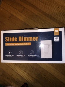 Amico Confezione 10 Interruttore Luce Dimmer, Controllo Slide Compatibile Monopolare o 3 Vie - Foto 1 di 12