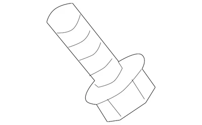 Genuine Subaru Lower Center Pillar Trim Pilot Bolt 010106200 - Image 1 of 3