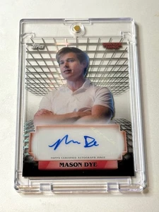 2025 Topps Stranger Things High Tek Mason Dye as Jason Carver Autograph Auto - Picture 1 of 2