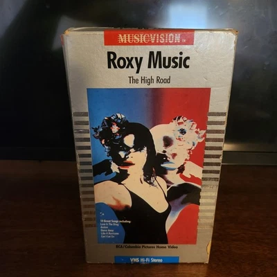 Rare - Musicvision Roxy Music The High Road Live VHS Tape 1988 - Image 1 of 4