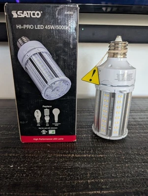 Satco S39393 45W LED 5000K 100-277V S393 HI PRO Replacement LED Light Bulb - Image 1 of 4